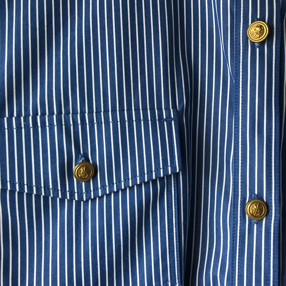Pin Stripe Ralph Lauren Button Down - Picture 4 of 6